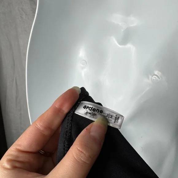 Black Bikini with Pink Flamingo Accents - Picture 7 of 7